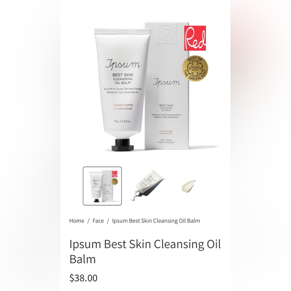 IPSUM BEST SKIN CLEANSING OIL BALM - Picture 2 of 7